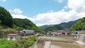 深野地区の春の景色
